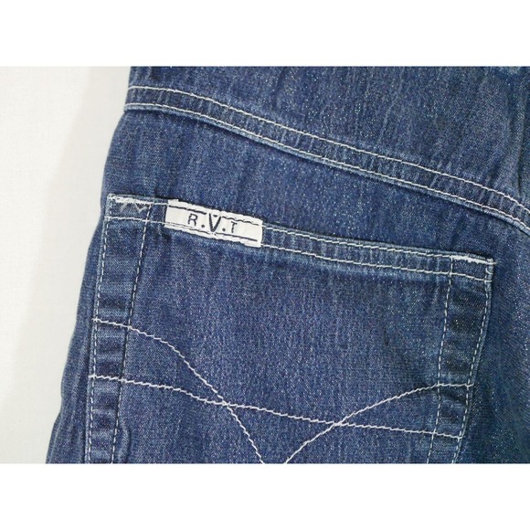 RVT Jeans Womens Size 9/10 Y2K VTG Straight Leg Metallic Glitter Hong Kong - Picture 12 of 14